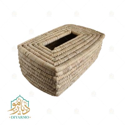 جای دستمال کاغذی حصیری